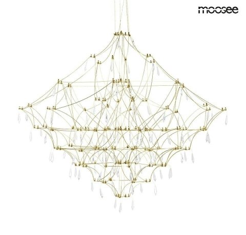 MOOSEE lampa wisząca CONSTELATION 120 GOLD - LED, stal szczotkowana