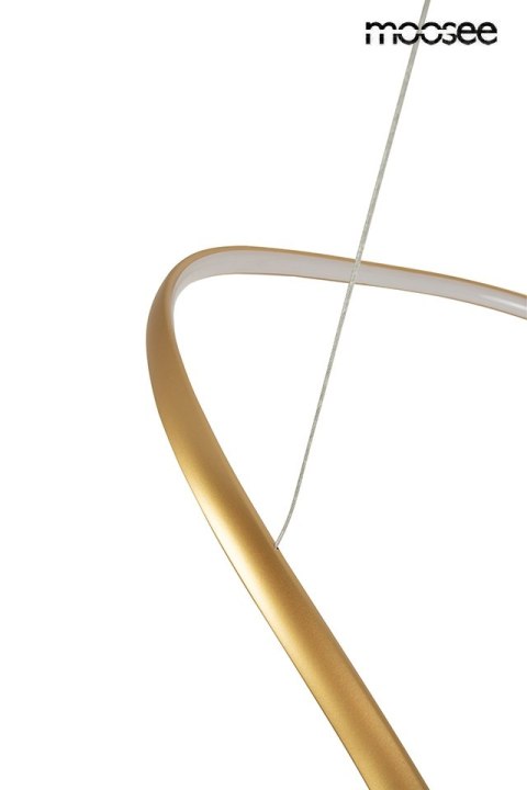 MOOSEE lampa wisząca WAVES 100 złota