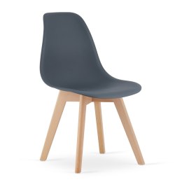 Paleta 120 szt. - Krzesło KITO - dark slate / nogi naturalne