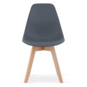 Paleta 120 szt. - Krzesło KITO - dark slate / nogi naturalne