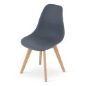 Paleta 120 szt. - Krzesło KITO - dark slate / nogi naturalne