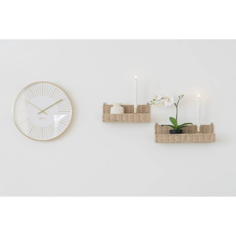Zegar Takamaka 40cm złoty/biały Zegar Takamaka 40cm złoty/biały