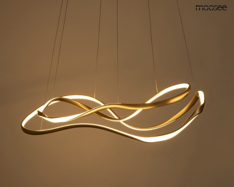 MOOSEE lampa wisząca WAVES 2 złota MOOSEE lampa wisząca WAVES 2 złota