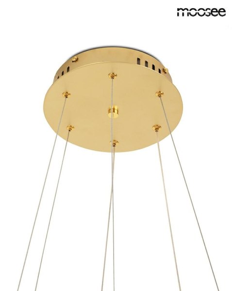 MOOSEE lampa wisząca WAVES 2 złota MOOSEE lampa wisząca WAVES 2 złota