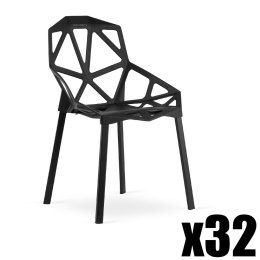 Paleta 32szt. - Krzesło ESSEN - czarne