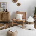 FOTEL BOHO, NATURALNY, DREWNIANY, DO SALONU, PLECIONKA, PROSTY, RETRO 64 CM