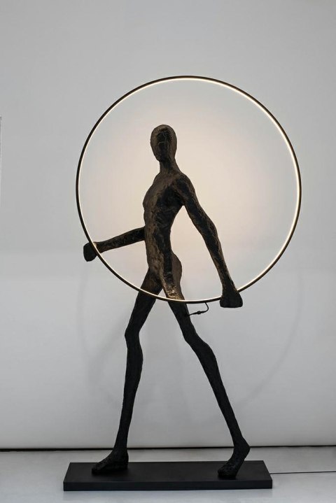Lampa podłogowa HUMAN ROUND włókno szklane Lampa podłogowa HUMAN ROUND włókno szklane