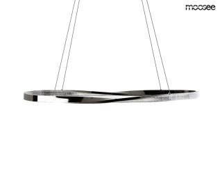 LAMPA WISZĄCA LED MOOSEE LUMINO CZARNA 120CM, 41W, NOWOCZESNA, SALON, LOFT