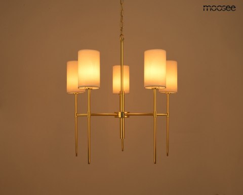 MOOSEE lampa wisząca IMPERIO 5 złota MOOSEE lampa wisząca IMPERIO 5 złota