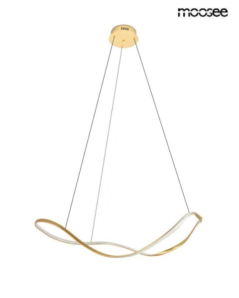 MOOSEE lampa wisząca WAVES 80 złota MOOSEE lampa wisząca WAVES 80 złota