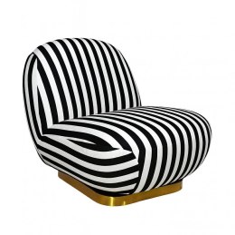 MaMaison fotel obrotowy AZURE biały / czarny