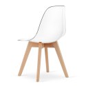 Krzesło KITO przezroczyste / nogi naturalne x 1