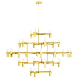 LAMPA WISZĄCA ZŁOTA AURELIA, NOWOCZESNA, DESIGN, DO SALONU, LOFT, 30XG9