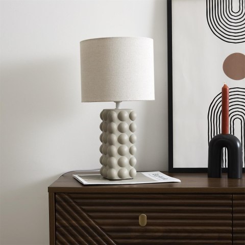 Lampka stołowa Ramil ceramiczna beżowa