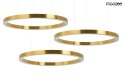 MOOSEE lampa wisząca RING 100 + 100 + 100 złota na jednej podsufitce