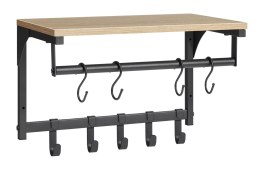 Półka z Wieszakami - sonoma - LCR103B11