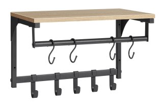 PÓŁKA WISZĄCA ŚCIENNA ORNATO, SONOMA, LOFT, DO SALONU, REGAŁ, KWIATY, 40 CM