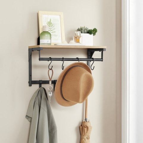 Półka z Wieszakami - sonoma - LCR103B11
