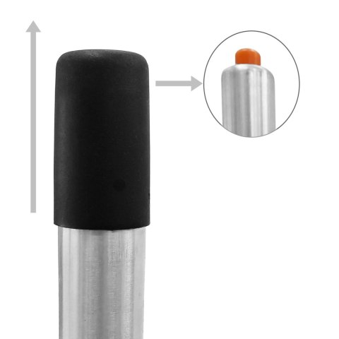 HOKER BAROWY AURELIA, CZARNY WELUR, ZŁOTA NOGA, OBROTOWY, REGULOWANY, LOFT