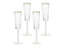 KARE komplet 4 kieliszków do szampana HOMMAGE 165ml