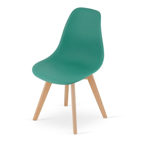 Krzesło KITO zielone / nogi naturalne x 2