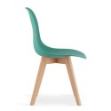 Krzesło KITO zielone / nogi naturalne x 2