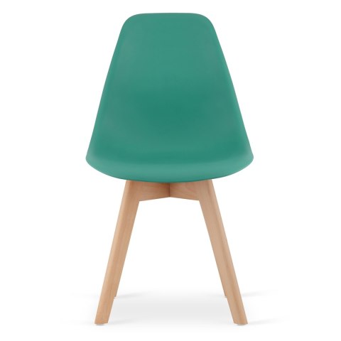 Krzesło KITO zielone / nogi naturalne x 3