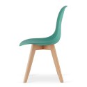 Krzesło KITO zielone / nogi naturalne x 3