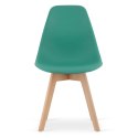 Krzesło KITO zielone / nogi naturalne x 4