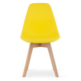 Krzesło KITO żółte / nogi naturalne x 1