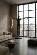 MOOSEE lampa podłogowa HUMAN CIRCULO włókno szklane