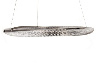 LAMPA WISZĄCA LED CZARNA AETHEL MOOSEE, NOWOCZESNA, DO SALONU, 36W, 80CM