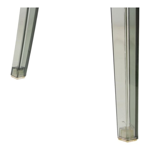 PRZEZROCZYSTE SZARE KRZESŁO, DYMIONE, DO KUCHNI, DO JADALNI, DO OGRODU