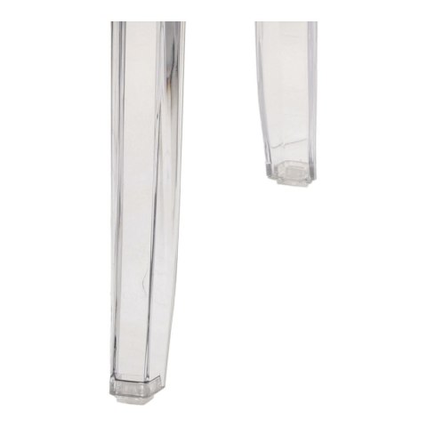 PRZEZROCZYSTY HOKER DO KUCHNI, 75 CM, OKRĄGŁY, DO WYSPY, TRANSPARENTNY