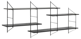 REGAŁ FERRUM, PÓŁKA NA KSIĄŻKI, SEGREGATORY, DO SALONU, LOFT, INDUSTRIALNY
