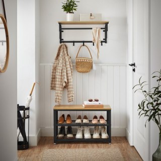 PÓŁKA WISZĄCA VELARIS, REGAŁ NA KSIĄŻKI, ŚCIENNA, DO SALONU, BIAŁA, LOFT
