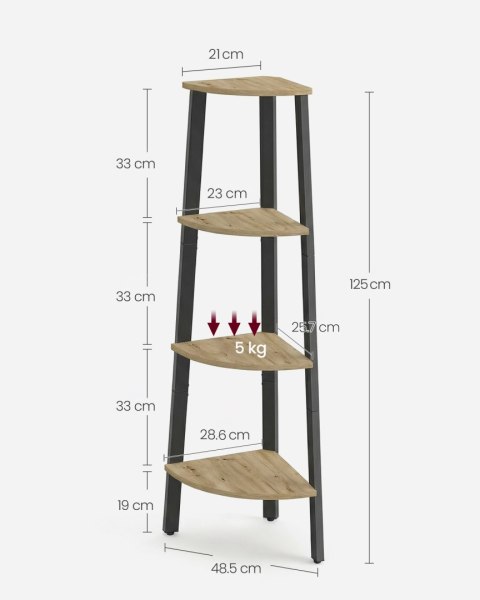 REGAŁ LUMINA, NA KSIĄŻKI, BIAŁY, BIUROWY, LOFT, SONOMA, SEGREGATORY