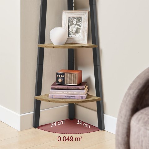 REGAŁ LUMINA, NA KSIĄŻKI, BIAŁY, BIUROWY, LOFT, SONOMA, SEGREGATORY