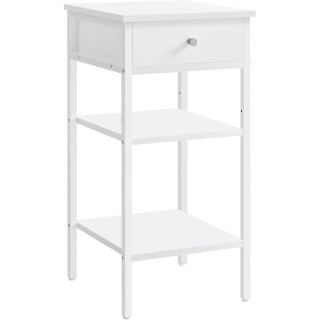STOLIK KAWOWY ŁAWA VELLUTO, LOFT, DĄB ARTISAN, CZARNY, DO SALONU, Z PÓŁKĄ