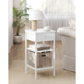 STOLIK KAWOWY ŁAWA VELLUTO, LOFT, DĄB ARTISAN, CZARNY, DO SALONU, Z PÓŁKĄ