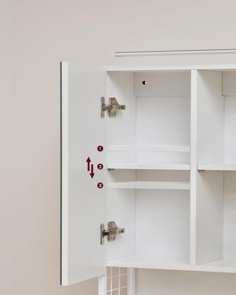 Szafka Łazienkowa z Lustrem - BBK124W14