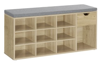 SZAFKA NA BUTY AVENZO, SIEDZISKO, ŁAWKA, DĄB ARTISAN, PRZEDPOKÓJ, 104 CM