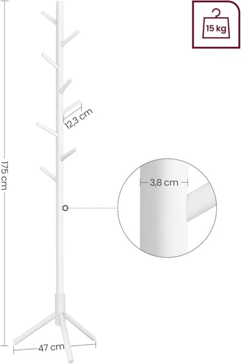 Wieszak Stojący Podłogowy - RCR04WT