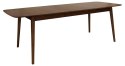 STÓŁ DREWNIANY LEGNO, ROZKŁADANY, ORZECH, DO SALONU, JADALNI, 90X220 CM