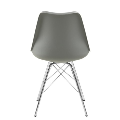 Krzesło Fiord SZARE - SKANDYNAWSKIE, ELEGANCKIE, DO KUCHNI, DO JADALNI