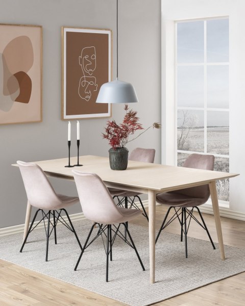 Krzesło Fiord SZARE - SKANDYNAWSKIE, TAPICEROWANE