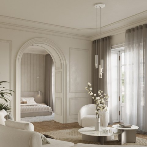 Lampa wisząca LAMI 1 biały