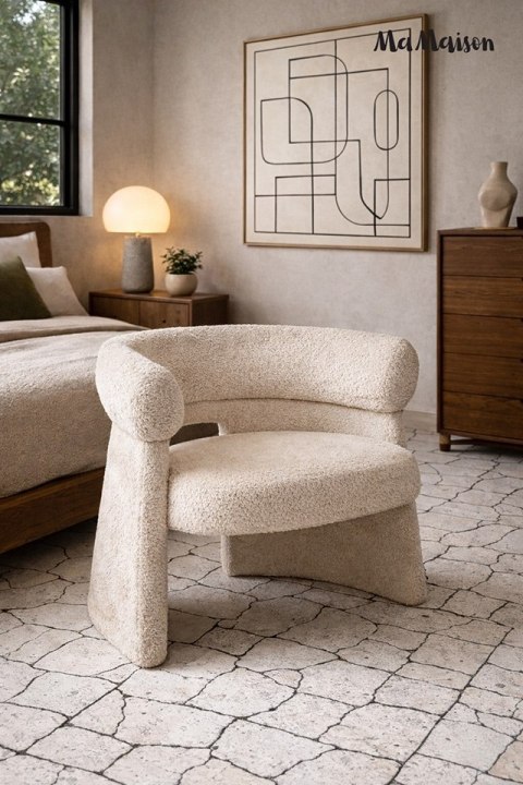 MaMaison fotel MADAME beżowy