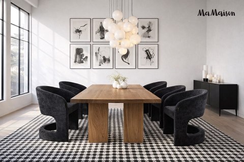 MaMaison krzesło SHELLY czarne