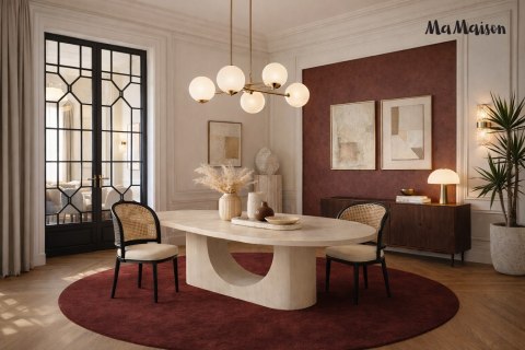 MaMaison stół jadalniany ICARO 220 beżowy / drewno